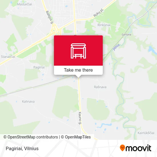 Карта Pagiriai