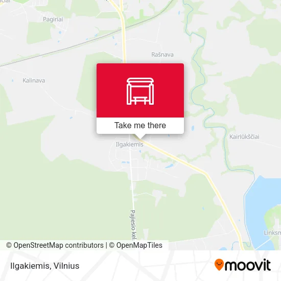 Карта Ilgakiemis