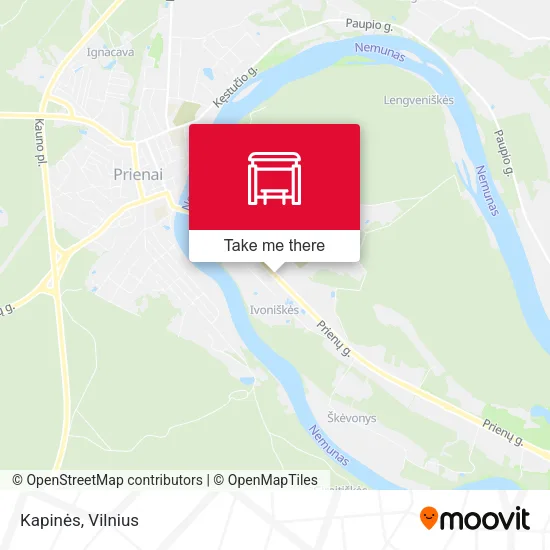 Карта Kapinės
