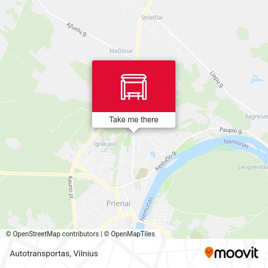 Карта Autotransportas