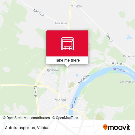 Карта Autotransportas