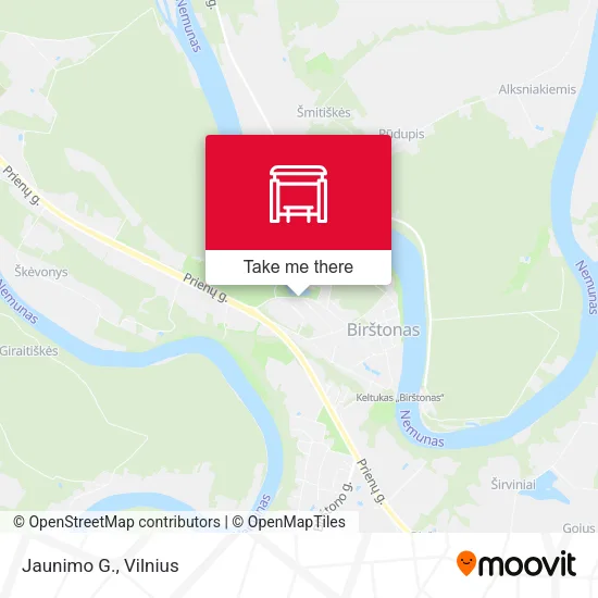 Карта Jaunimo G.