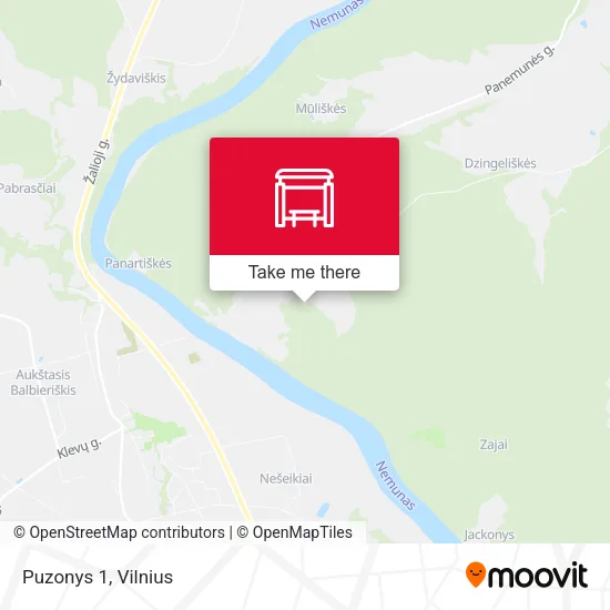 Puzonys 1 map