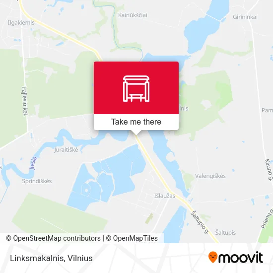 Карта Linksmakalnis