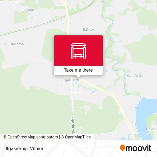 Карта Ilgakiemis