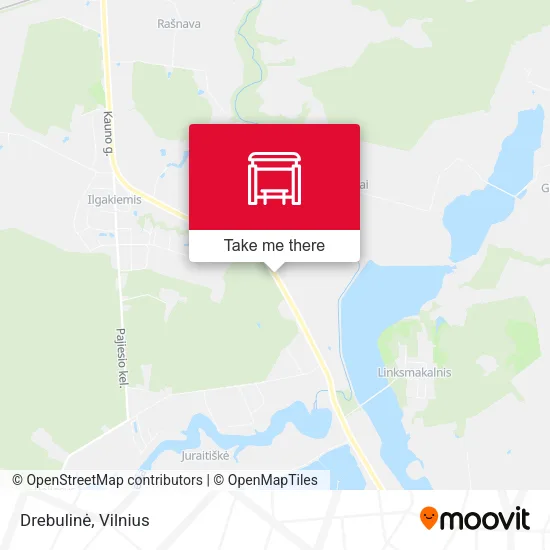 Карта Drebulinė