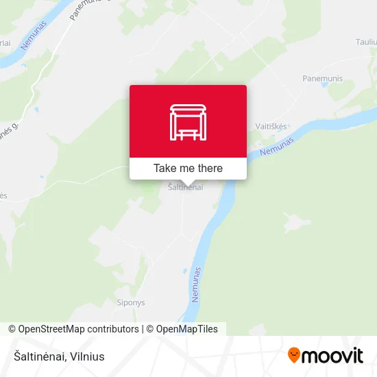 Карта Šaltinėnai