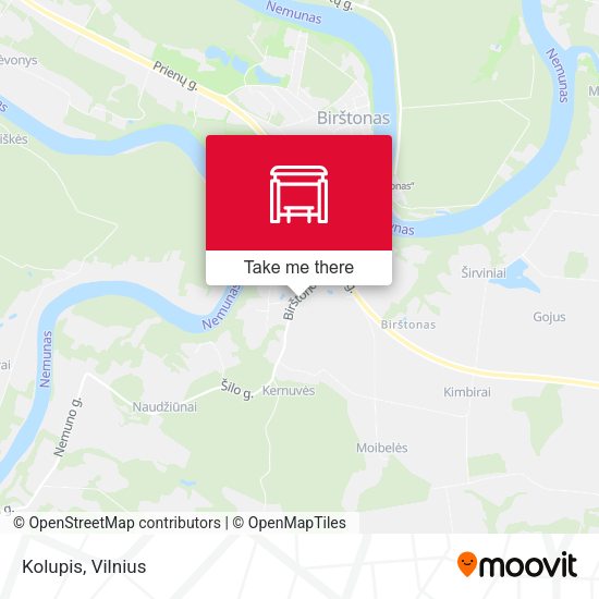 Карта Kolupis