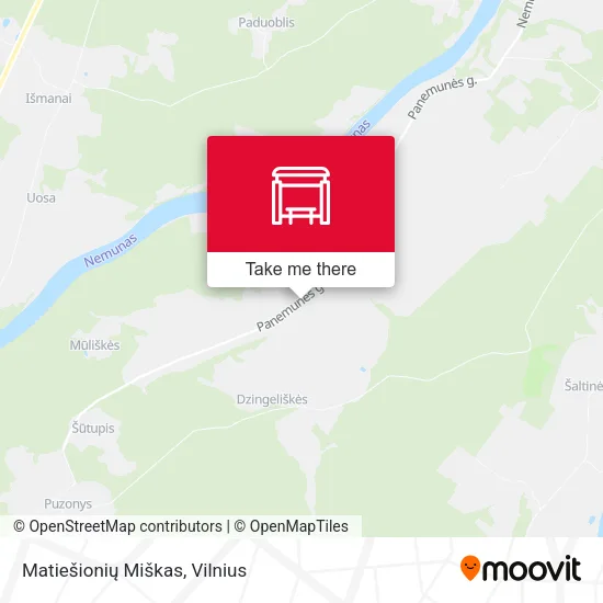 Карта Matiešionių Miškas