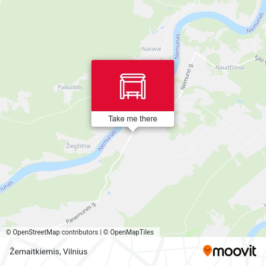 Карта Žemaitkiemis