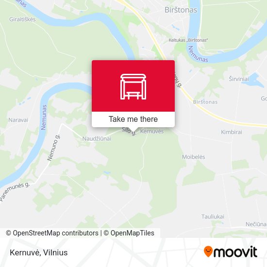 Карта Kernuvė
