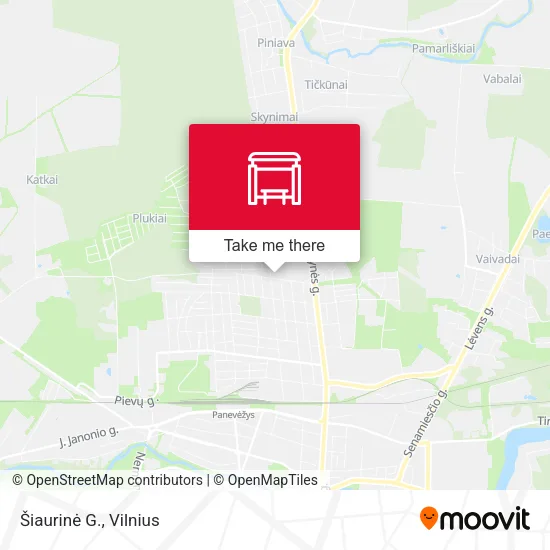 Карта Šiaurinė G.