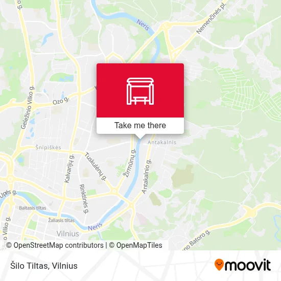 Šilo Tiltas map