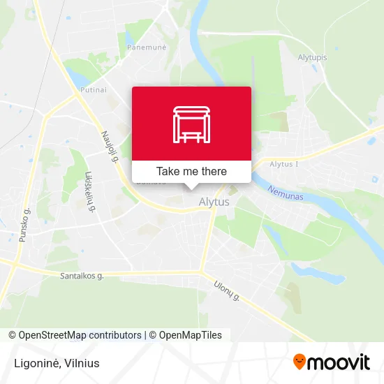 Карта Ligoninė