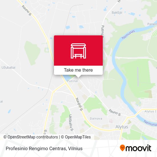 Карта Profesinio Rengimo Centras