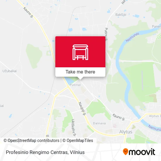 Карта Profesinio Rengimo Centras
