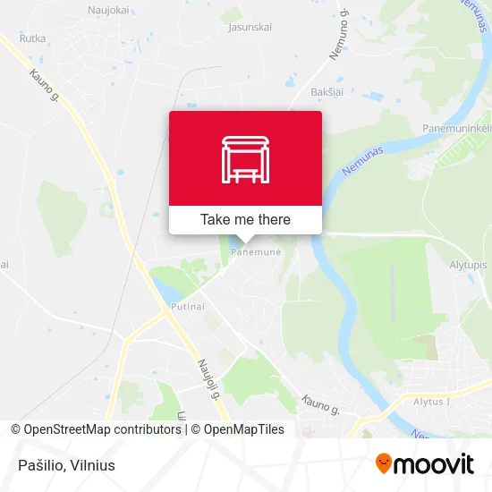 Карта Pašilio