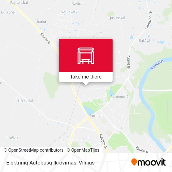 Elektrinių Autobusų Įkrovimas map