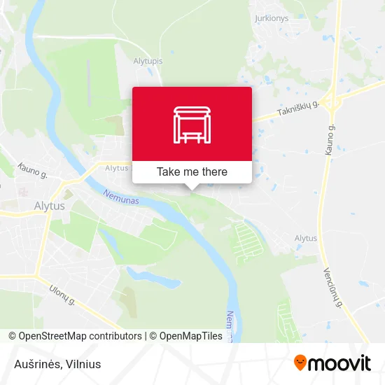 Карта Aušrinės