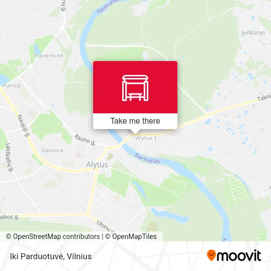 Карта Iki Parduotuvė