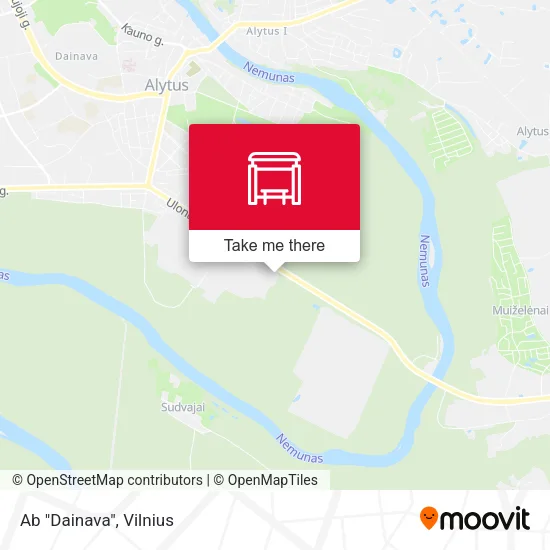 Карта Ab "Dainava"