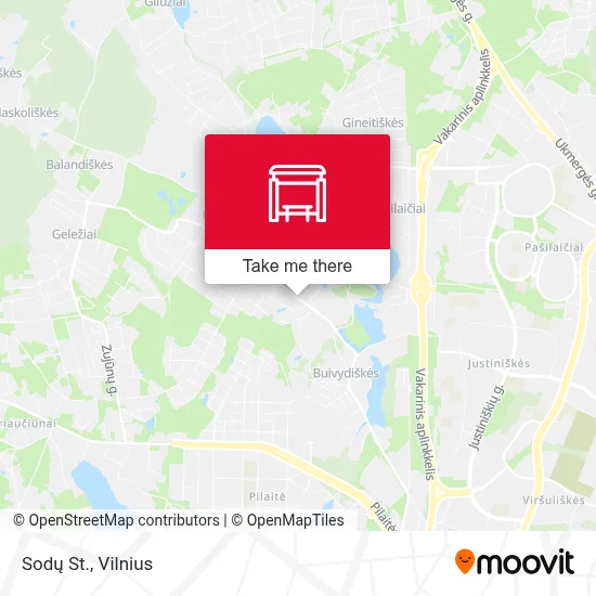 Sodų St. map
