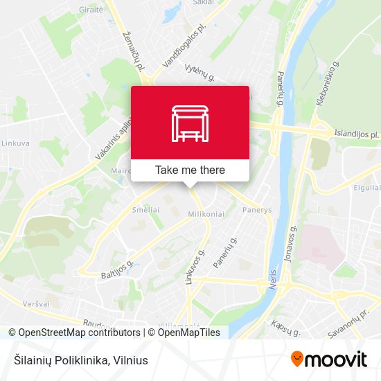 Карта Šilainių Poliklinika