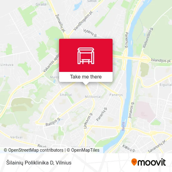 Карта Šilainių Poliklinika D