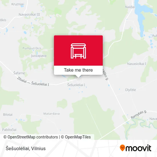 Карта Šešuolėliai