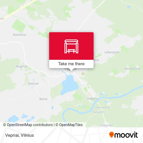 Карта Vepriai