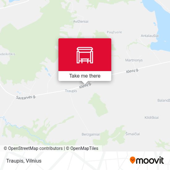 Карта Traupis