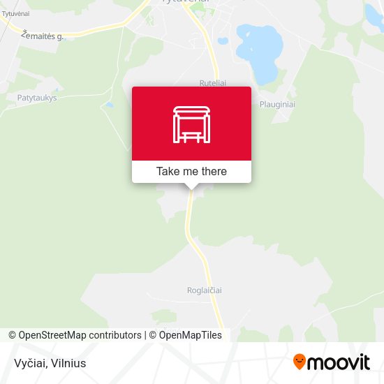 Карта Vyčiai