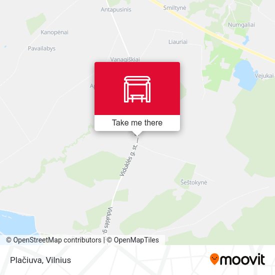 Карта Plačiuva