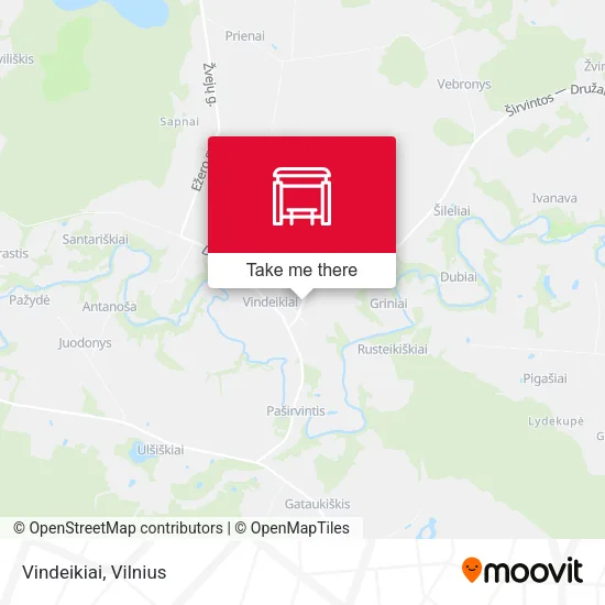 Карта Vindeikiai