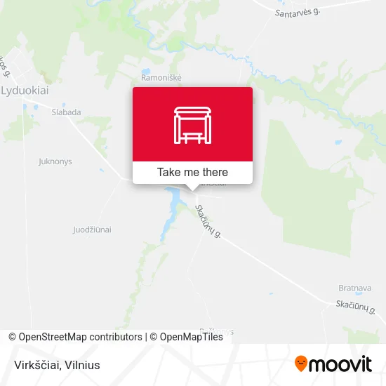 Карта Virkščiai