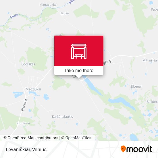 Карта Levaniškiai