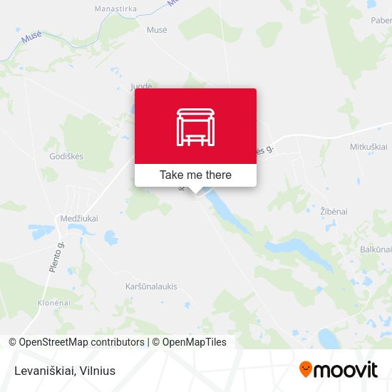 Карта Levaniškiai