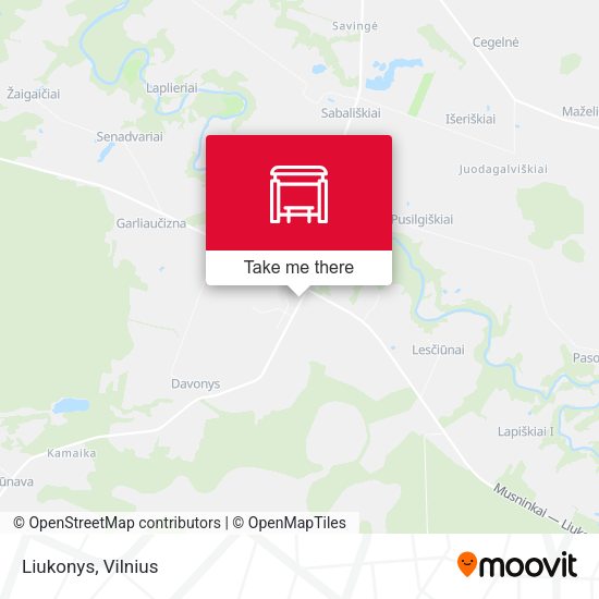 Карта Liukonys