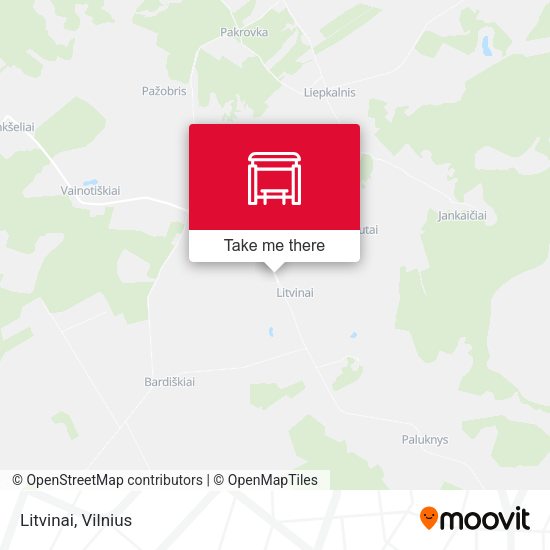 Карта Litvinai