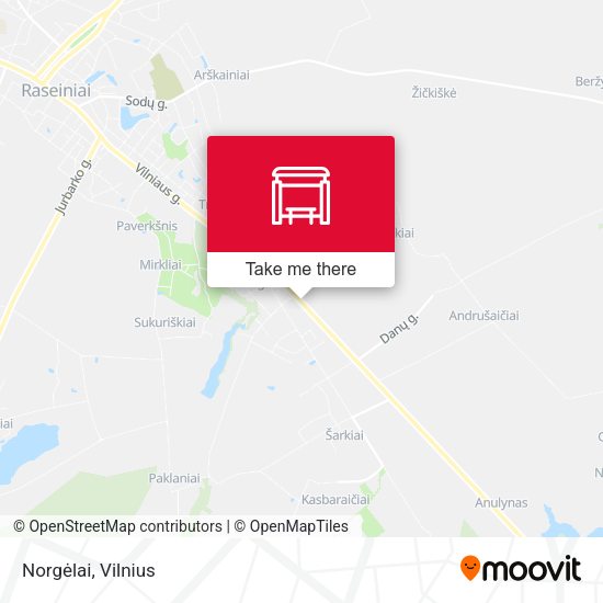 Карта Norgėlai