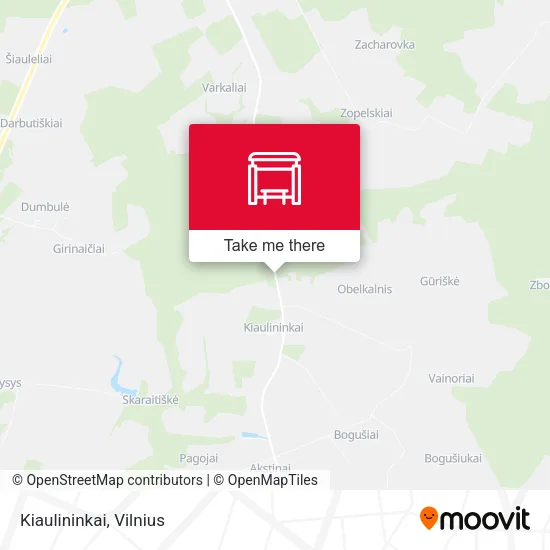 Карта Kiaulininkai