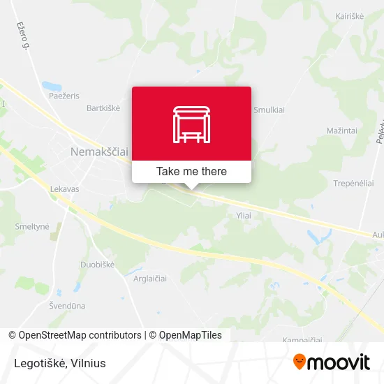 Карта Legotiškė