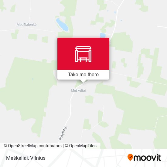 Карта Meškeliai