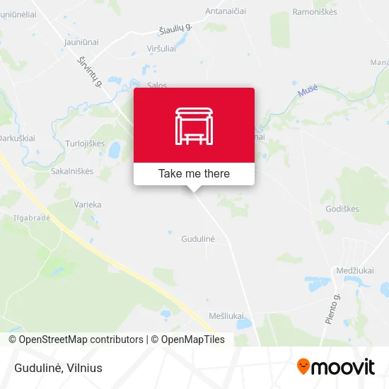 Карта Gudulinė