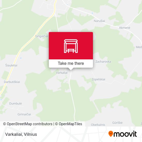 Карта Varkaliai