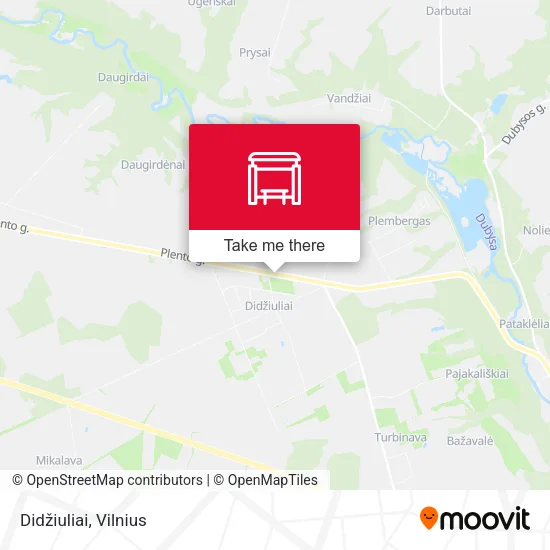 Карта Didžiuliai