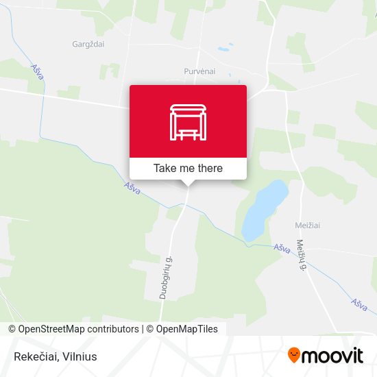 Карта Rekečiai