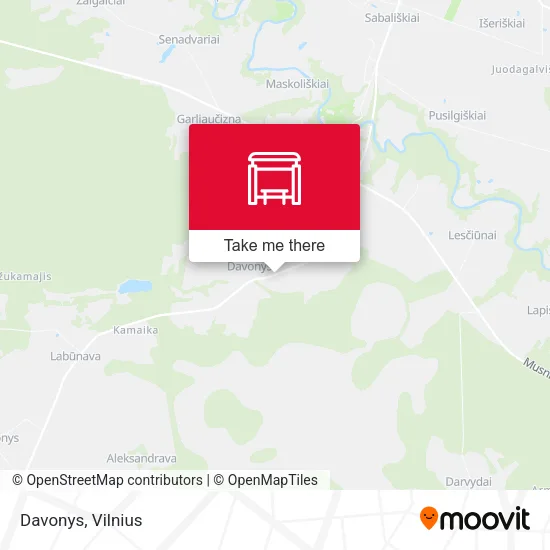 Карта Davonys