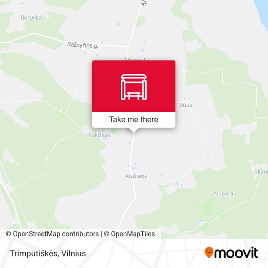 Карта Trimputiškės