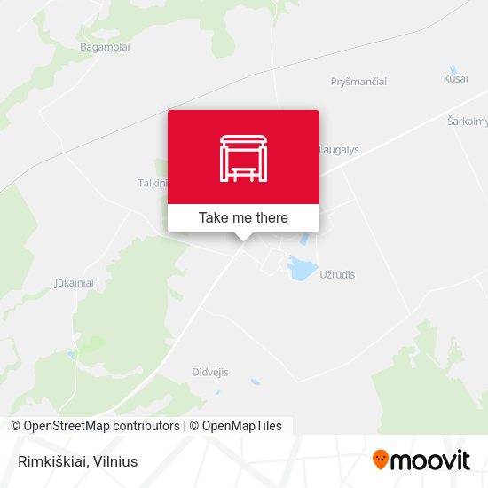 Карта Rimkiškiai
